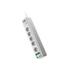 APC Essential SurgeArrest 5 with 5V 2.4A 2 port USB Charger 230V France