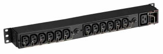 EATON FlexPDU Rack AC 220-240V 3000VA input IEC 60320 C20 16A output connectors 13 IEC connector 1U 19