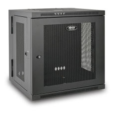 EATON TRIPPLITE 12U Wall Mount Rack Enclosure Server Cabinet Hinged Doors/Sides Rack cabinet wall mountable Black 12U 19