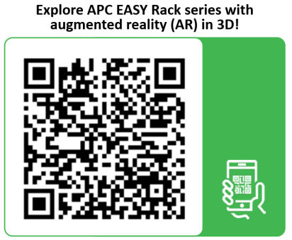 APC Easy Rack 600mm/42U/1000mm with Roof/Side panel/castors/feet and 4 Brackets No Bottom black