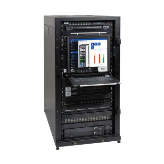 EATON TRIPPLITE 25U Rack Enclosure Server Cabinet w Doors & Sides -Special Price Rack cabinet Black 25U 19