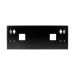 Miniature EATON TRIPPLITE Wallmount Rack 4U Vertical Rack Bracket 175lb Capacity Mounting bracket wall mountable Black 4U 19 n°2